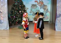 Новогодний праздник у маленьких патриотов